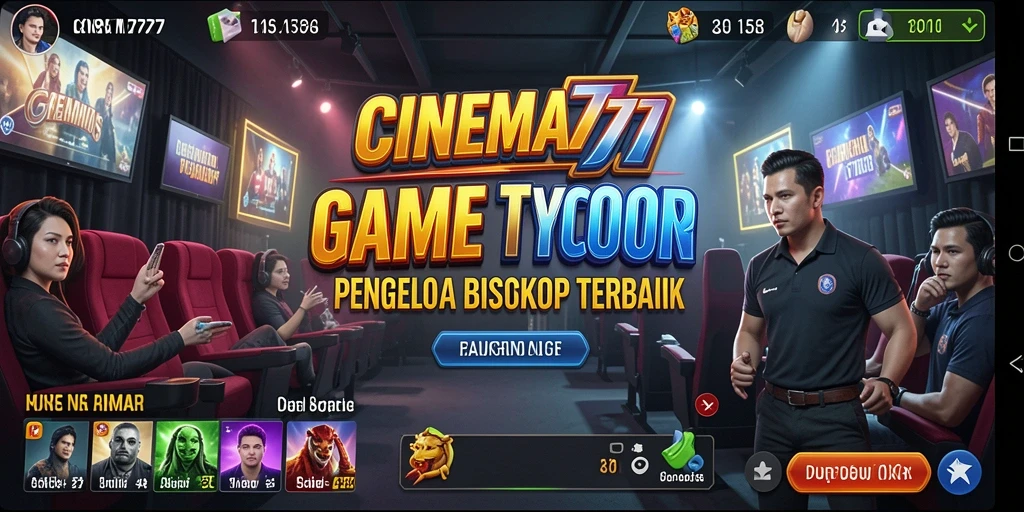 Tampilan gameplay CINEMA777 yang menarik dan dinamis.