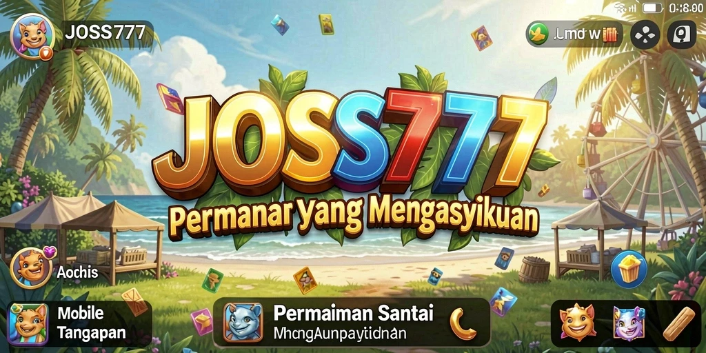 Tampilan gameplay JOSS777 yang mengasyikkan dan penuh warna.