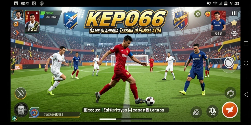 Screenshot gameplay <strong>KEPO66</strong> yang menunjukkan aksi olahraga yang seru.