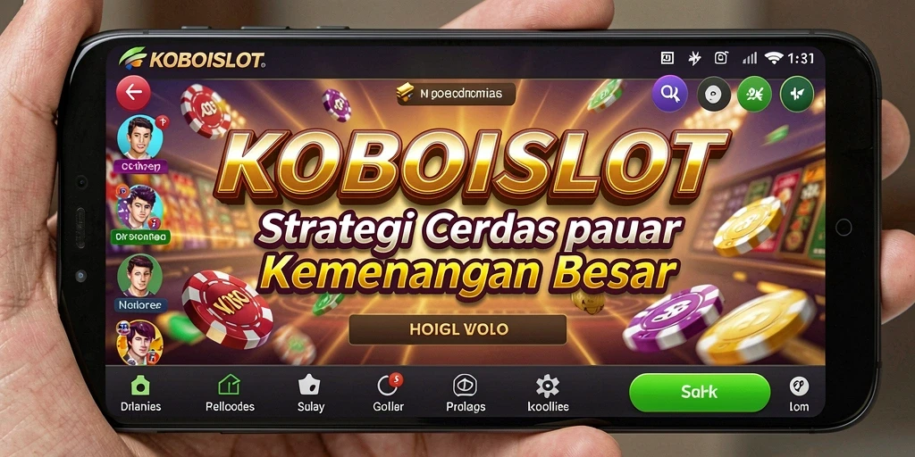 Tampilan gameplay strategis yang mendebarkan dalam KOBOISLOT.