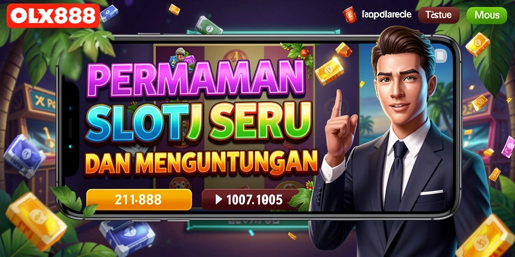 Screenshot utama OLX888 menampilkan gameplay Slot yang menarik.