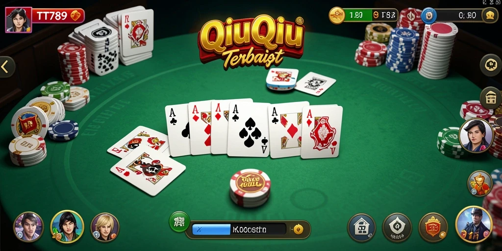 Tampilan gameplay yang menarik dari TT789 QiuQiu.